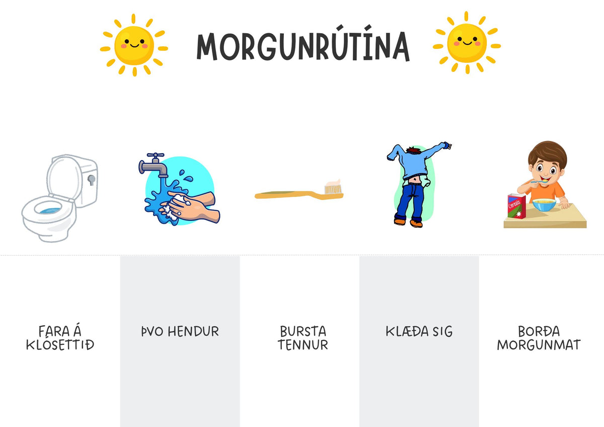 Morgunrútína